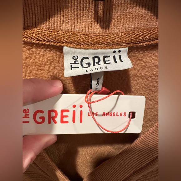 NWTs: The GREii LA varsity cardigan sweatshirt - Picture 7 of 9